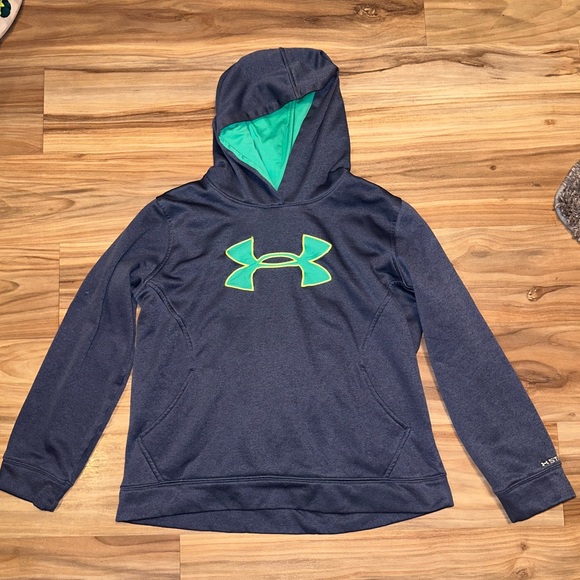 Under Amor hoodie. Have a tiny hole in the sleeve. Size YXL. - Picture 1 of 2